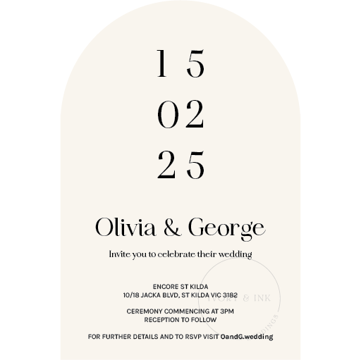 OLIVIA Invitation Suite