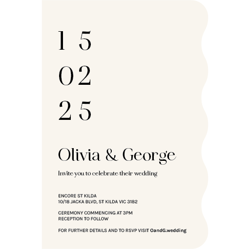 OLIVIA Invitation Suite