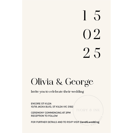 OLIVIA Invitation Suite