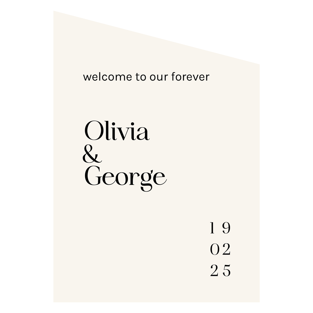 OLIVIA Welcome Sign