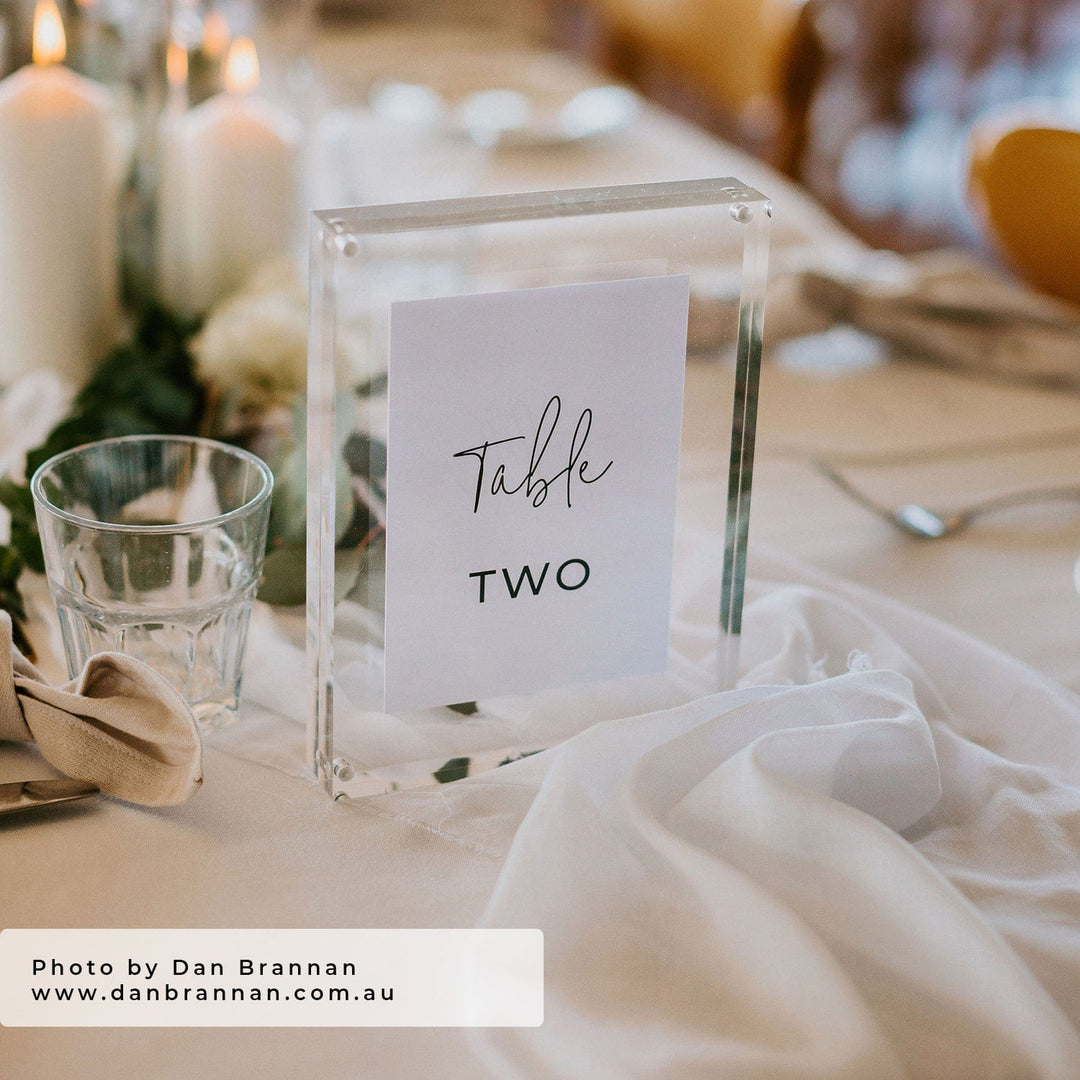 Ivory and Ink Weddings Table Numbers Table Number Prints