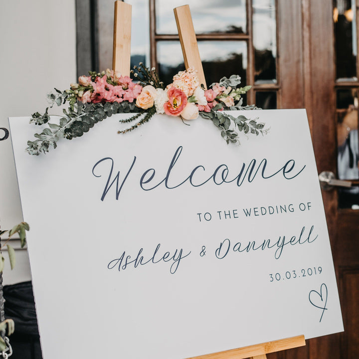 Ivory & Ink Weddings Welcome Sign AMY Welcome Sign