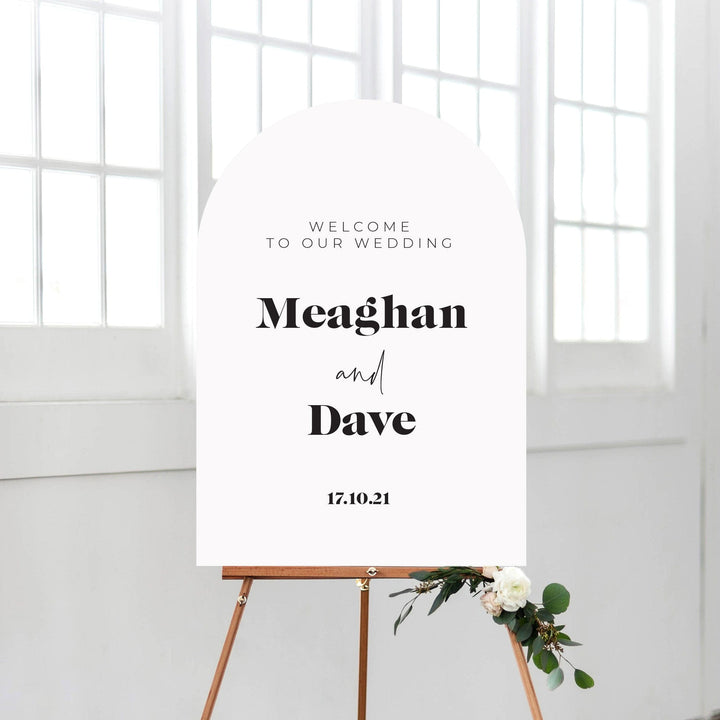 Ivory and Ink Weddings Welcome Sign MEAGHAN Welcome Sign